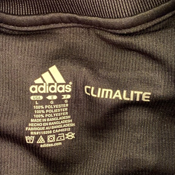 Adidas Climalite Black Polo with Minnesota Timberwolves EmbroideredMens Size L - Picture 11 of 15